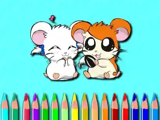 Permainan Hamster Coloring Book secara online