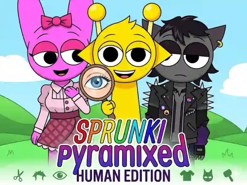 Permainan Sprunki Pyramixed: Human Edition secara online