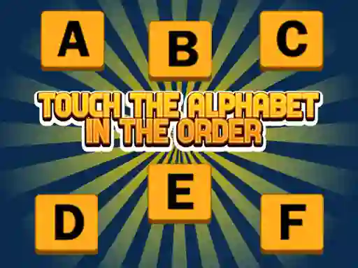 Permainan Touch The Alphabet In The Oder secara online