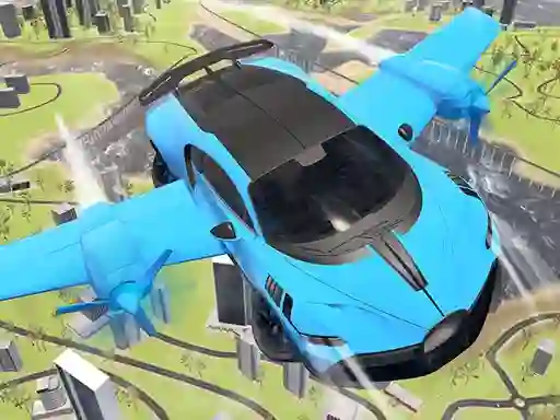 Permainan Real Sports Flying Car 3d secara online
