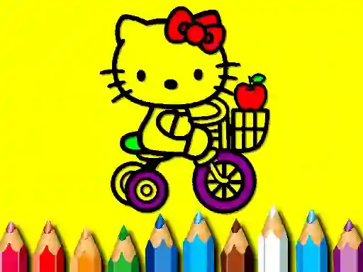 Permainan Back To School: Sweet Kitty Coloring secara online