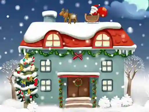 Permainan Christmas Rooms Differences secara online