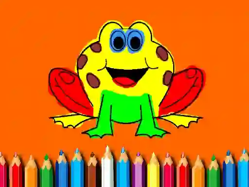Permainan Back To School: Frog Coloring Book secara online