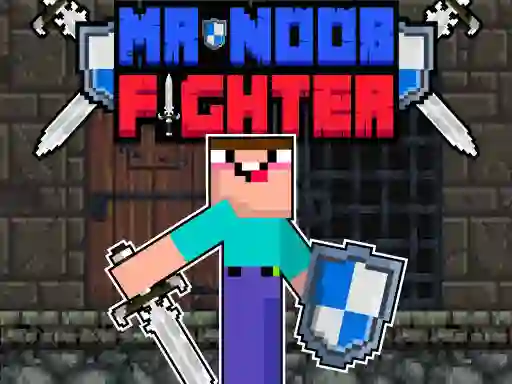 Permainan Mr Noob Fighter secara online