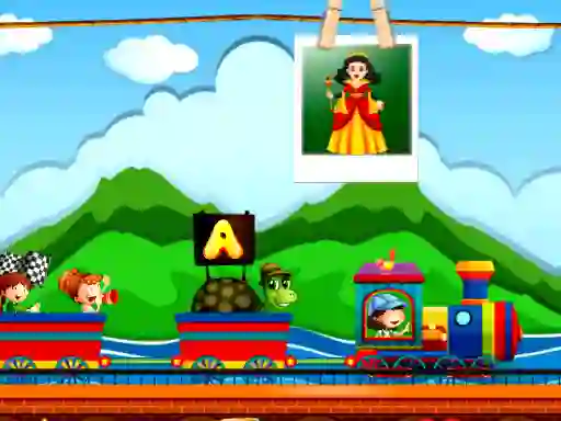 Permainan Alphabetic train secara online