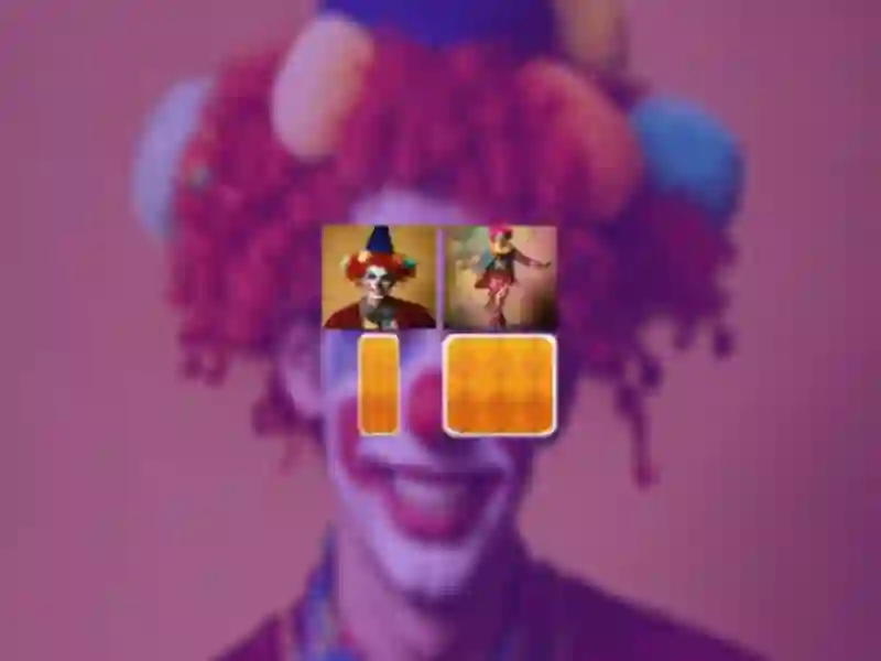 Permainan Clown Memory Match secara online