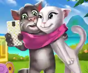Permainan Kittens Selfie Time secara online