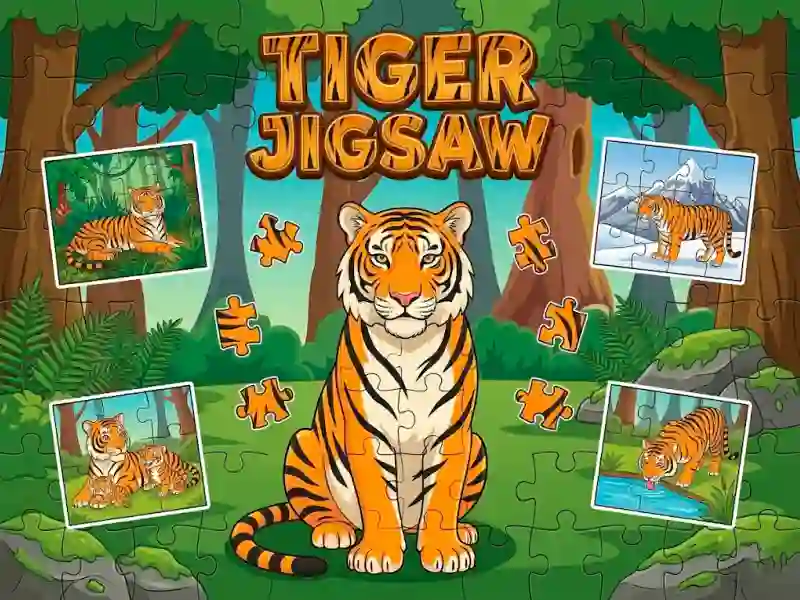 Permainan Tiger Jigsaw secara online