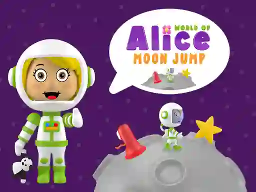 Permainan World of Alice Moon Jump secara online