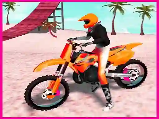 Permainan Motocross Beach Jumping Bike Stunt secara online
