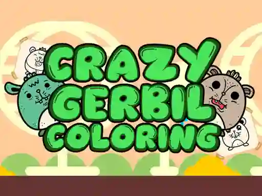 Permainan Crazy Gerbil Coloring secara online