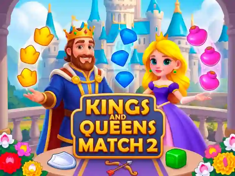 Permainan Kings and Queens Match 2 secara online