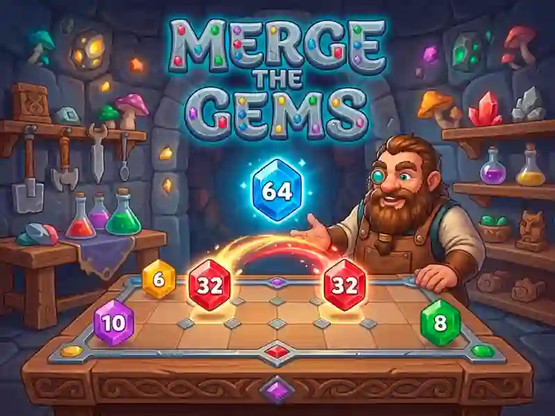 Permainan Merge the Gems secara online