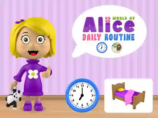 Permainan World of Alice Daily Routine secara online