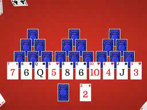 Permainan Tripeaks Solitaire secara online