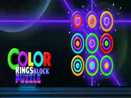 Permainan Color Rings Block Puzzle secara online