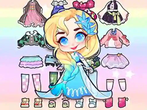 Permainan Hair Doll Dress Up World secara online