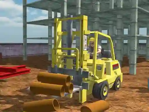 Permainan Forklift Drive Simulator secara online