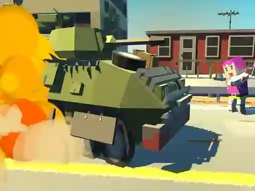 Permainan Tank vs Zombie secara online