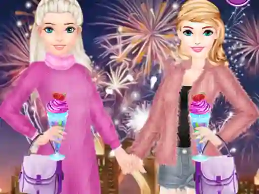 Permainan Bffs New Year Eve secara online