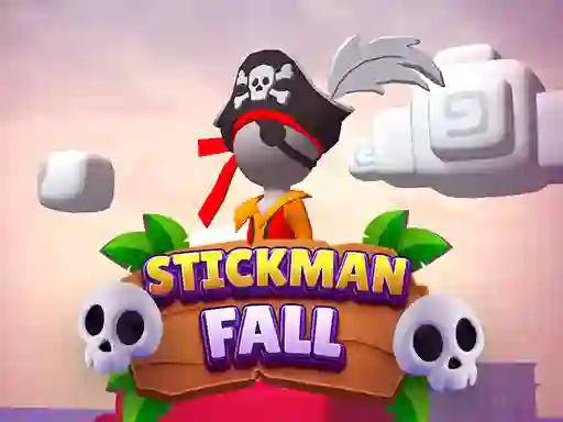 Permainan Stickman fall secara online