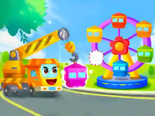 Permainan Little Panda Truck Team secara online