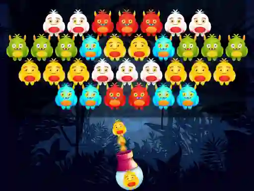 Permainan Monster Bubble Shooter secara online