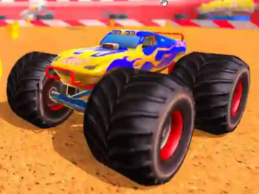 Permainan Monster truck Offroad Stunts secara online