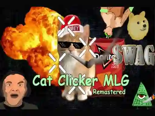 Permainan Cat Clicker MLG secara online