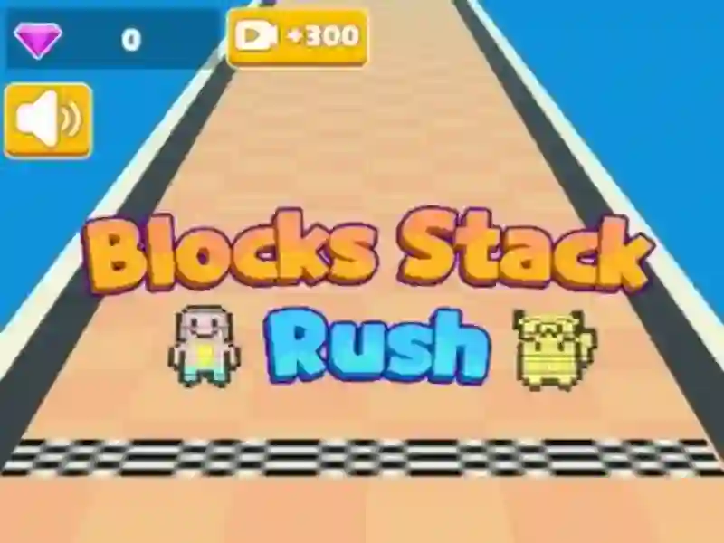 Permainan Blocks Stack Rush secara online