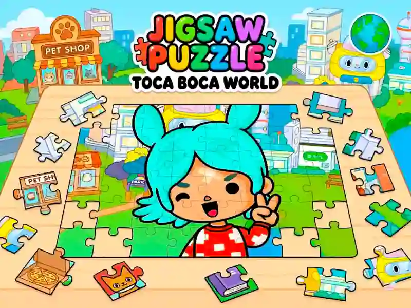 Permainan Jigsaw Puzzle: Toca Boca World secara online