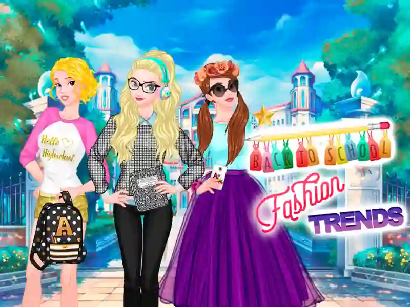 Permainan Back To School Fashion Trends secara online