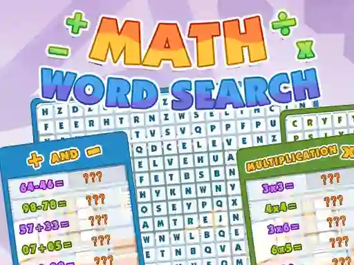 Permainan Math Word Search secara online