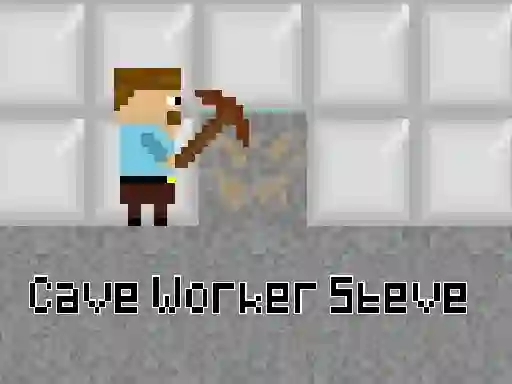 Permainan Cave Worker Steve secara online