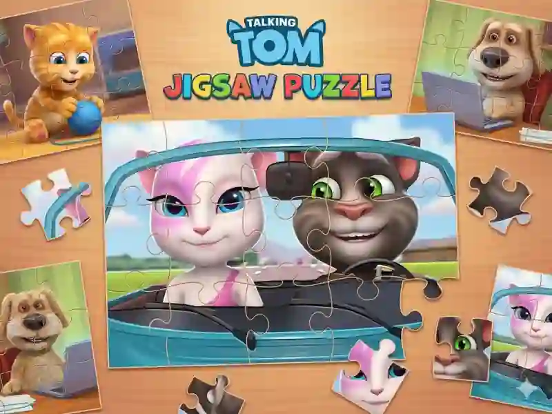 Permainan Talking Tom Jigsaw Puzzle secara online