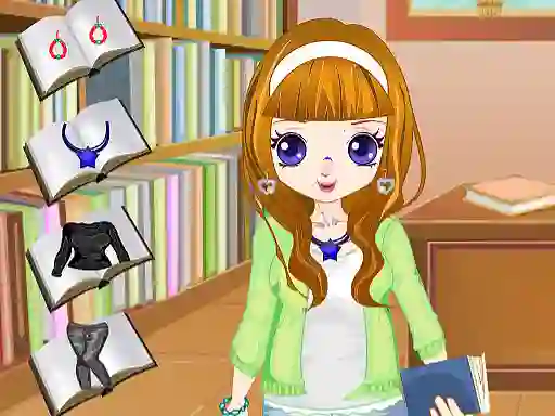 Permainan Library Girl Dressup secara online