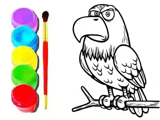 Permainan Eagle Coloring Book secara online