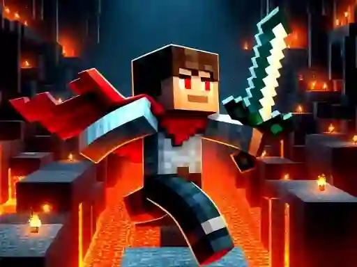 Permainan Mineblock Obby secara online