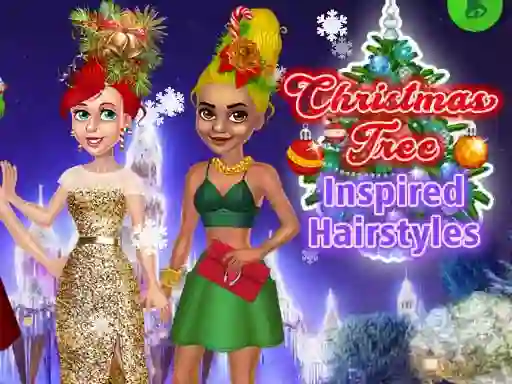 Permainan Christmas Tree Inspired Hairstyles secara online