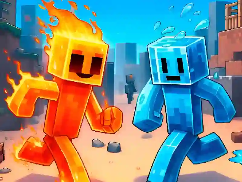 Permainan Fire and Water Stickman secara online