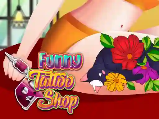 Permainan Funny Tattoo Shop secara online