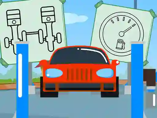 Permainan Car Parts Coloring Book secara online