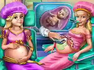 Permainan Goldie Princesses Pregnant Check up secara online