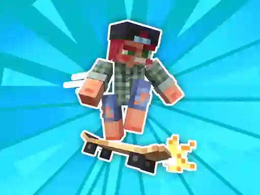 Permainan Noob and Pro Skateboarding secara online