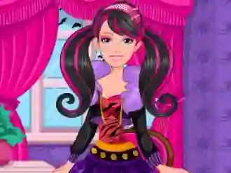 Permainan Barbie Monster High Halloween secara online