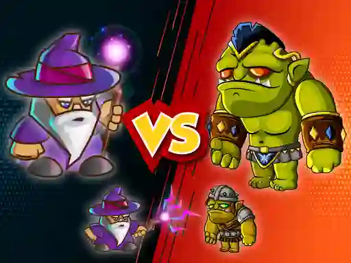 Permainan Wizard vs. Orcs secara online
