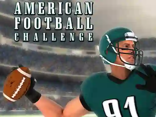 Permainan American Football Challenge secara online
