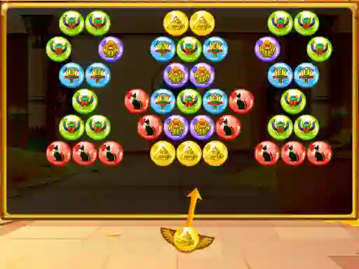 Permainan Bubble Shooter Egypt secara online