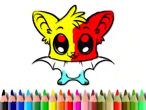 Permainan Cute Bat Coloring Book secara online