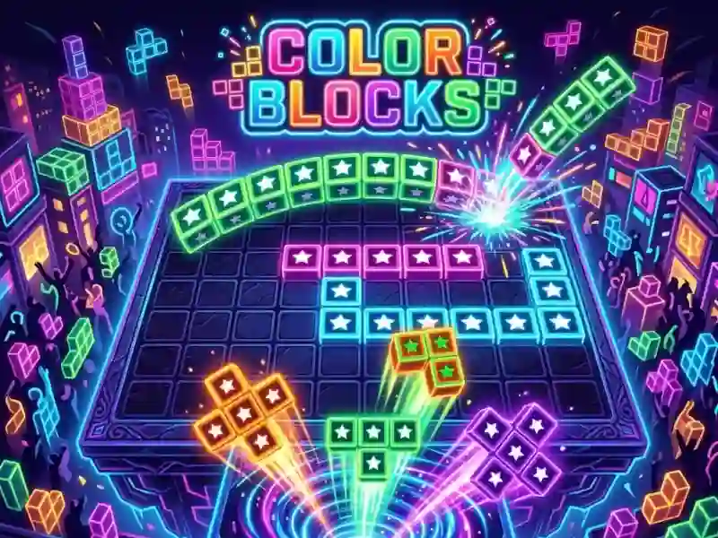 Permainan Color blocks secara online
